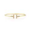 Bracelet T avec Diamants 0.20ct et Or Jaune 18K - IVAN Jewelry